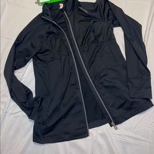 Women's Under Armour All Seasons Gear Fitted Full Zip Black Jacket